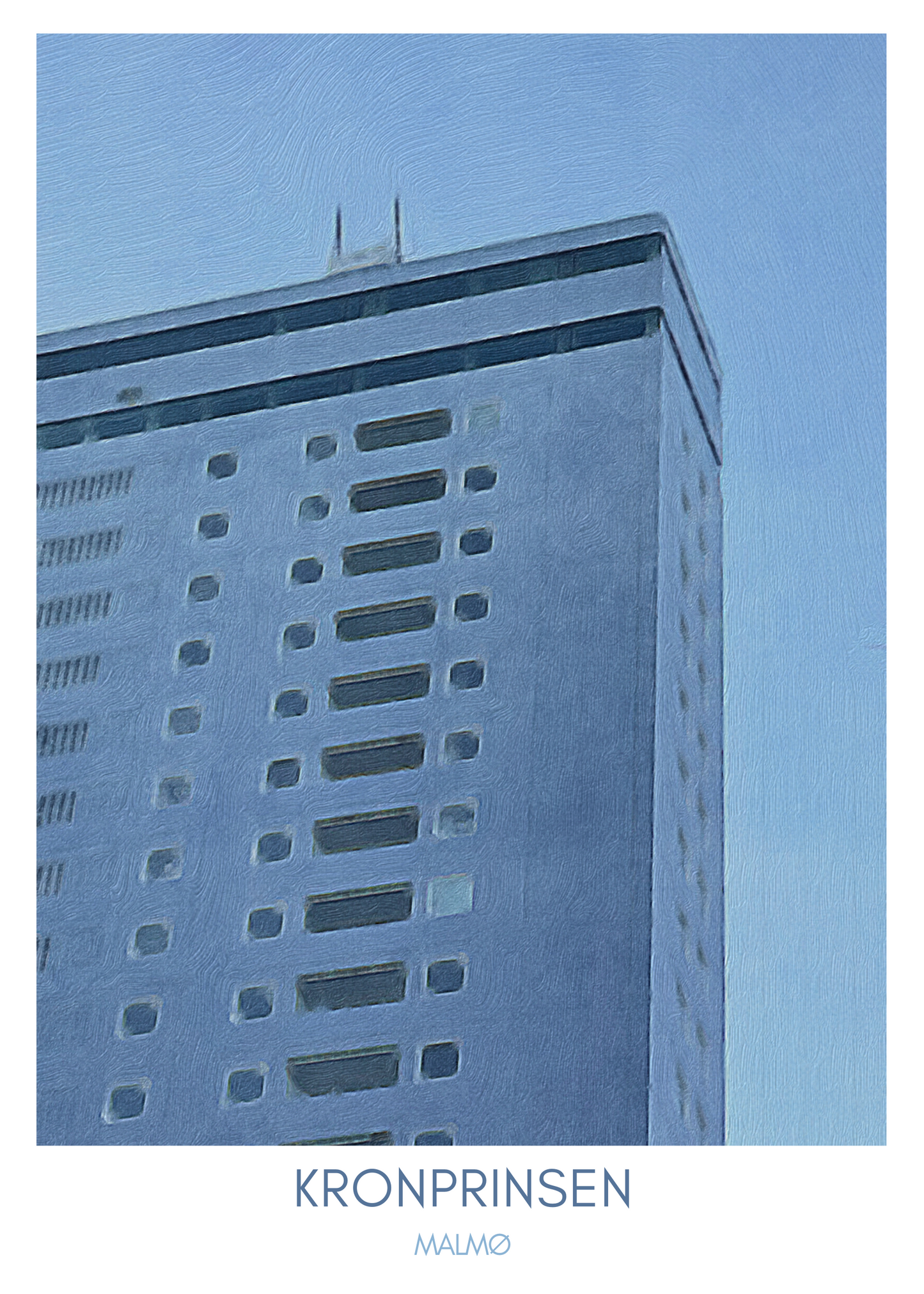 Kronprinsen oljemålning - Malmö